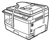 SHARP AL-2041 - PREPARING THE UNIT FOR INSTALLATION - 2