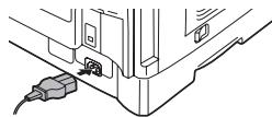 SHARP AL-2041 - CONNEXION DU CORDON D'ALIMENTATION / MISE SOUS TENSION - 3