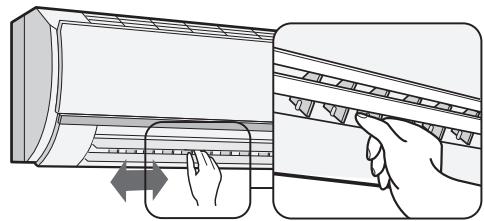 SHARP AY-XPC9JR - DIRECÇA O DO FLUXO HORIZONTAL DO AR - 1