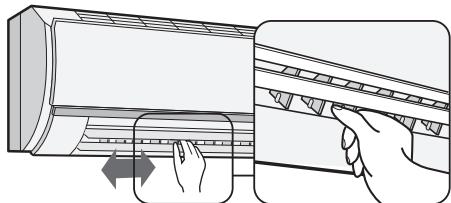 SHARP AY-XPC9JR - DIREZIONE ORIZZONTALE DEL FLUSSO D'ARIA - 1