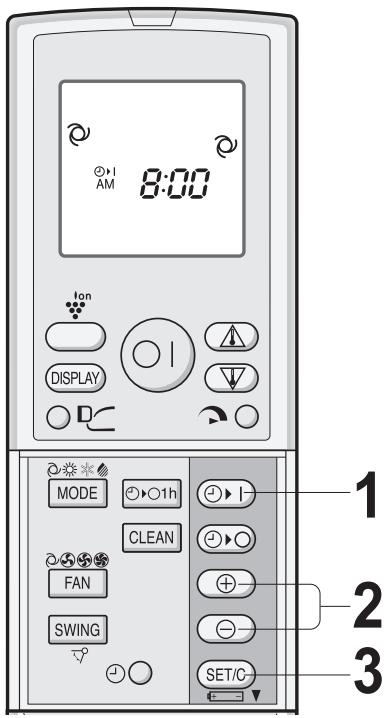 SHARP AY-XPC9JR - TIMER ON - 1