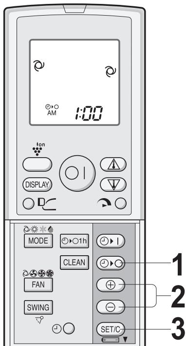 SHARP AY-XPC9JR - DISATTIVAZIONE TIMER - 1