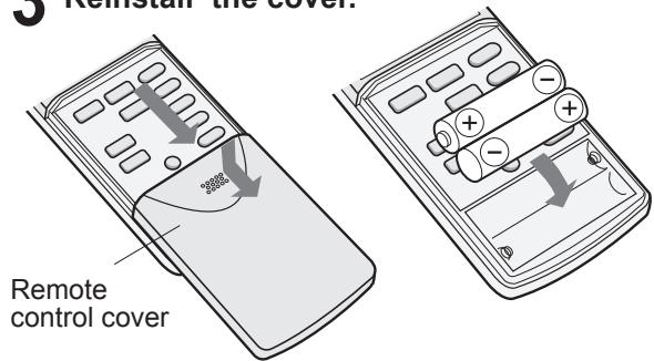 SHARP AY-XPC9JR - LOADING BATTERIES - 1