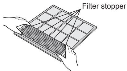 SHARP AY-XPC9JR - CHANGING THE AIR PURIFYING FILTER - 1
