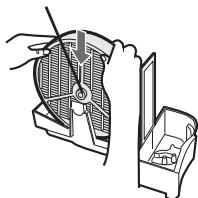 SHARP KC-860E - Reinstallare il filtro umidificante e rimontare la vaschetta di umidificazione nell'apparecchio. - 1