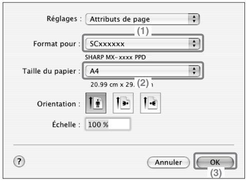 SHARP MX-C400 - Réglage du format de papier - 2