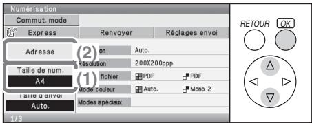 SHARP MX-C400 - Positionnez l'original. - 1