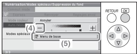 SHARP MX-C400 - Sélectionnez les réglages. - 3