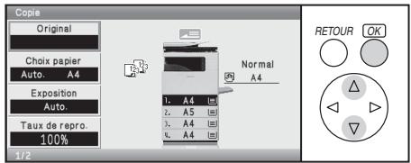 SHARP MX-C400 - Positionnez l'original. - 1