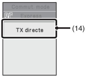SHARP MX-C400 - ECRAN INITIAL DU MODE TELECOPIE - 3