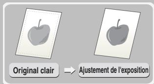 SHARP MX-C400 - SELECTION DE L'EXPOSITION ET DU TYPE D'IMAGE - 1