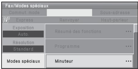 SHARP MX-C400 - 1er écran - 1
