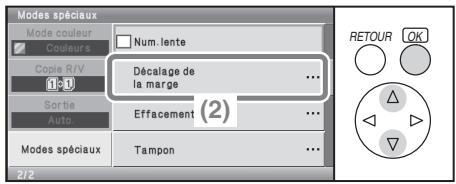 SHARP MX-C400 - Sélectionnez les réglages. - 1