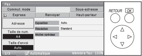 SHARP MX-C400 - ENVOI D'UNE TELECOPIE - 4
