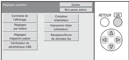 SHARP MX-C400 - Appuyez sur la touche [REGLAGES PERSONNALISES]. - 1