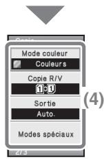 SHARP MX-C400 - Sélectionnez les réglages. - 1