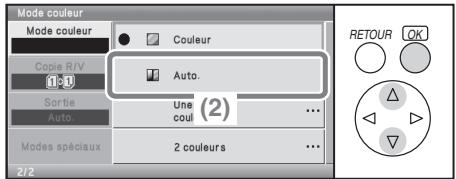 SHARP MX-C400 - Sélectionnez les réglages. - 3