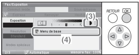 SHARP MX-C400 - Sélectionnez les réglages. - 2