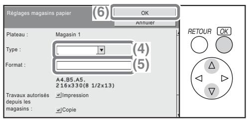 SHARP MX-C400 - Configurez les réglages du magasin. - 3