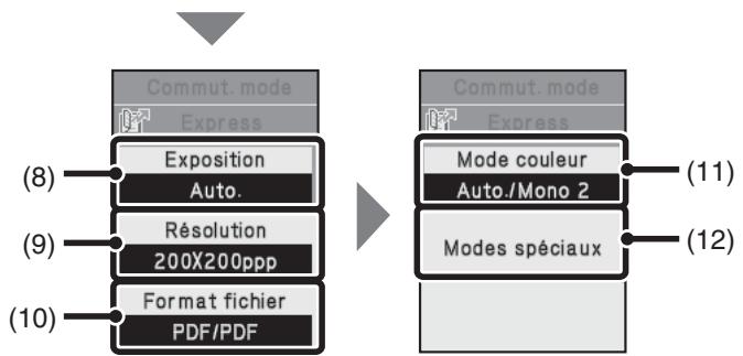 SHARP MX-C400 - ECRAN INITIAL DU MODE DE NUMERISATION - 2