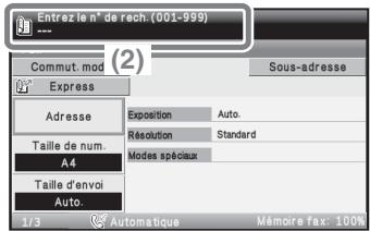 SHARP MX-C400 - Numérotation abrégée - 2