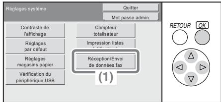 SHARP MX-C400 - TRANSFERT DE TELECOPIES RECUES (Transfert des données de télécopie) - 2