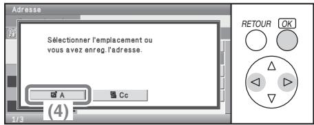 SHARP MX-C400 - Sélectionnez les réglages. - 1