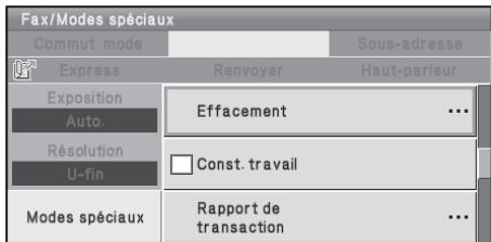 SHARP MX-C400 - 3ème écran - 1