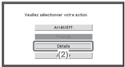 SHARP MX-C400 - Vérifiez les détails du travail. - 2