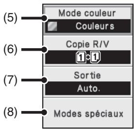 SHARP MX-C400 - ECRAN INITIAL DU MODE COPIE - 2