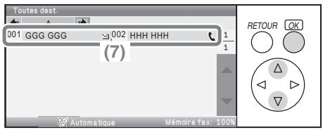 SHARP MX-C400 - Sélectionnez les réglages. - 5