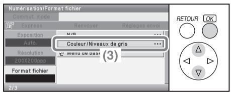 SHARP MX-C400 - Sélectionnez les réglages. (Type de fichier) - 2