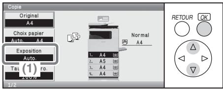 SHARP MX-C400 - Positionnez l'original. - 1