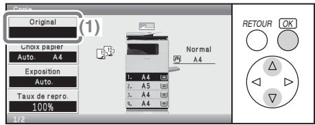 SHARP MX-C400 - Positionnez l'original. - 1