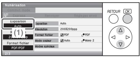 SHARP MX-C400 - Positionnez l'original. - 1