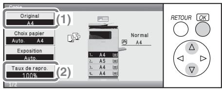 SHARP MX-C400 - Positionnez l'original. - 1
