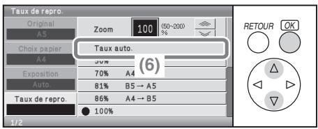 SHARP MX-C400 - Sélectionnez la touche [Choix papier]. - 3