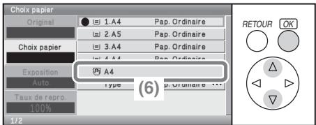 SHARP MX-C400 - Sélectionnez les réglages. - 5