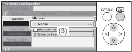 SHARP MX-C400 - Sélectionnez les réglages. - 2