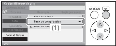 SHARP MX-C400 - Appuyez sur la touche [RETOUR]. - 1