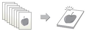 SHARP MX-C400 - Agrafage de pages imprimées (Agrafage) - 1
