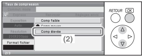 SHARP MX-C400 - Appuyez sur la touche [RETOUR]. - 2