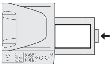 SHARP MX-C400 - Placez le papier dans le plateau d'alimentation auxiliaire. - 1