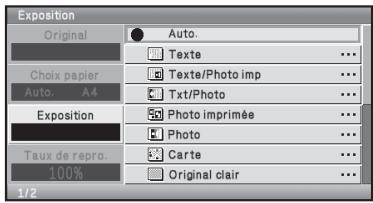 SHARP MX-C400 - SELECTION DES PARAMETRES - 4