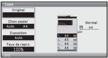 SHARP MX-C400 - SELECTION DES PARAMETRES - 5