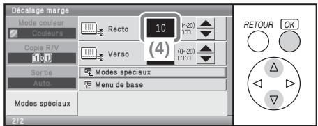 SHARP MX-C400 - Sélectionnez les réglages. - 3