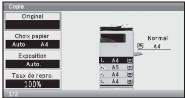 SHARP MX-C400 - SELECTION DES PARAMETRES - 2
