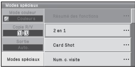 SHARP MX-C400 - 1er ecran - 1