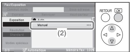 SHARP MX-C400 - Sélectionnez les réglages. - 1