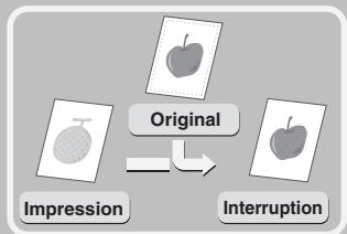 SHARP MX-C400 - INTERRUPTION D'UN TRAVAIL DE COPIE (Interruption d'une copie) - 1